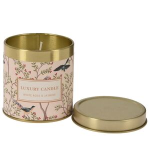 Ароматическая свеча Francesco - White Rose and Jasmine 8 см, в банке (Koopman, Нидерланды). Артикул: ACC686730-2