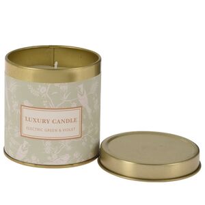 Ароматическая свеча Francesco - Electric Green and Violet 8 см, в банке (Koopman, Нидерланды). Артикул: ACC686730-3