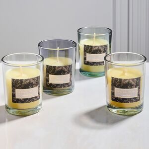 Набор ароматических свечей в стакане Finneoly - Island Palm 6 см, 4 шт, в подарочной упаковке Koopman фото 2