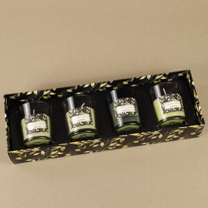 Набор ароматических свечей в стакане Finneoly - Jungle Safari 6 см, 4 шт, в подарочной упаковке Koopman фото 6