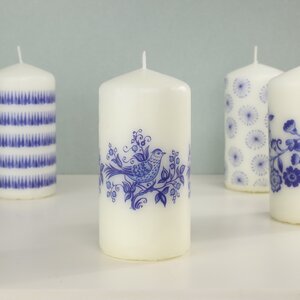 Декоративная свеча Romantic Lark 12*6 см (Koopman, Нидерланды). Артикул: ACC700010-1