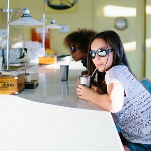 Солнцезащитные очки для подростков Babiators Aces. Спецназ, 6-14 лет, чёрный, зеркальные линзы Babiators фото 4