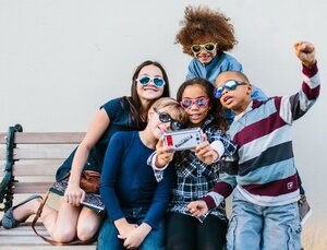 Солнцезащитные очки для подростков Babiators Aces. Поп-звезда, 6-14 лет, розовый, зеркальные линзы Babiators фото 3