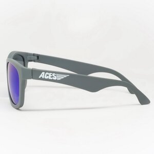 Солнцезащитные очки для подростков Babiators Aces Navigators. Галактика, 6-14 лет, серый, синие линзы Babiators фото 5