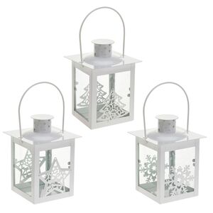 Фонарь для свечи Форест 11 см белый Koopman (Купман) фото 5