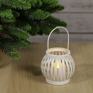 Подсвечник Фонарик Эльфа 9 см белый (Koopman, Нидерланды). Артикул: ADA000610-1