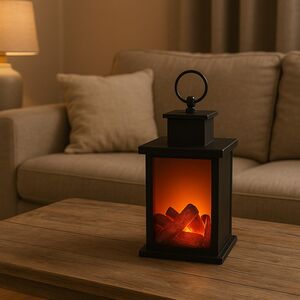Декоративный фонарь-камин Classic 24 см, на батарейках Koopman фото 5