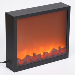Электрический камин без обогрева Модерн 41*35 см, металл Koopman фото 6