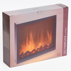 Электрический камин без обогрева Модерн 41*35 см, металл Koopman фото 8