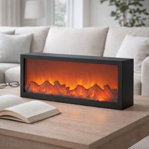 Электрический камин без обогрева Модерн 57*25 см, металл Koopman фото 1