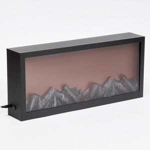 Электрический камин без обогрева Модерн 57*25 см, металл Koopman фото 6