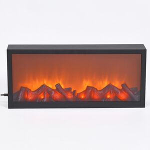 Электрический камин без обогрева Модерн 57*25 см, металл Koopman фото 2