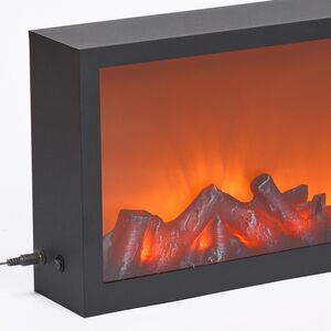 Электрический камин без обогрева Модерн 57*25 см, металл Koopman фото 5