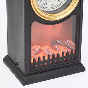 Настольные часы Адальэльма 26*15 см с камином Koopman фото 4