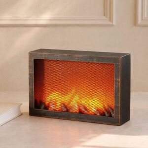 Светодиодный камин Брэдбург 30*21 см, на батарейках (Koopman, Нидерланды). Артикул: ADA100420