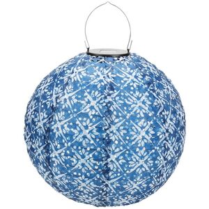 Подвесной светильник на солнечной батарее Solar Vittore 30 см синий, IP44 Koopman фото 3