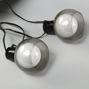 Ретро гирлянда на батарейках Birmingham 2.7 м, 10 ламп, теплые белые LED, черный ПВХ, IP44 Koopman (Купман) фото 3