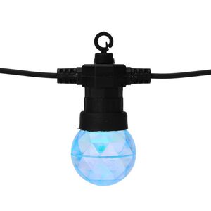 Гирлянда из лампочек West Linton, 10 ламп, разноцветные LED, 7.5 м, черный ПВХ, таймер, IP44 Koopman фото 7