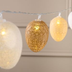 Светодиодная гирлянда на батарейках Яйца 1.35 м, 10 теплых белых LED ламп, таймер, IP20 Koopman (Купман) фото 5