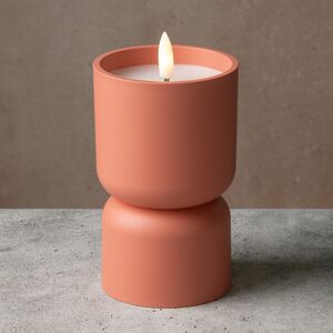 Светодиодная свеча Ластли 13 см терракотовая, таймер, на батарейках (Koopman, Нидерланды). Артикул: AF5601000-3