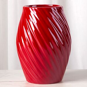 Керамическая ваза Амицития 16 см красная Koopman (Купман) фото 4