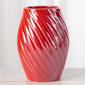 Керамическая ваза Амицития 16 см коралловая Koopman (Купман) фото 4
