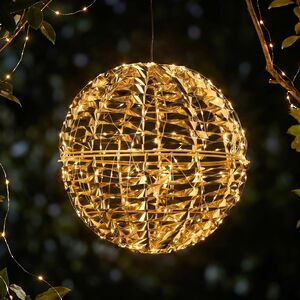 Светодиодный Шар Ройстон 30 см, 300 теплых белых микро LED ламп, таймер, IP44 Koopman (Купман) фото 1