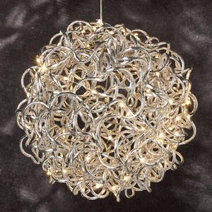 Светодиодный Шар Люцио 30 см, 100 теплых белых микро LED ламп, таймер, IP44 Koopman (Купман) фото 6