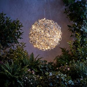 Светодиодный Шар Люцио 30 см, 100 теплых белых микро LED ламп, таймер, IP44 Koopman (Купман) фото 5
