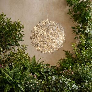 Светодиодный Шар Люцио 30 см, 100 теплых белых микро LED ламп, таймер, IP44 Koopman (Купман) фото 4