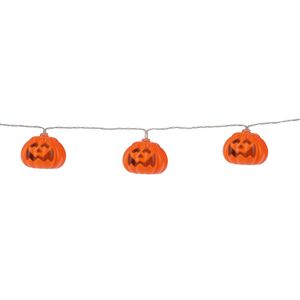 Светодиодная гирлянда на батарейках Halloween - Вечеринка у Тыковки Джека 1 м, 10 теплых белых LED ламп Koopman (Купман) фото 3