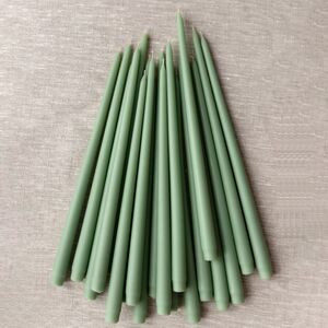 Высокая свеча 42 см Андреа Velvet оливковая (Candleslight, Россия). Артикул: всв-42-17