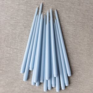 Высокая свеча 42 см Андреа Velvet светло-голубая (Candleslight, Россия). Артикул: всв-42-5