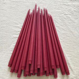 Высокая свеча 42 см Андреа бордовая (Candleslight, Россия). Артикул: вс-42-10