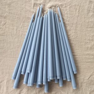 Высокая свеча 42 см Андреа серо-голубая (Candleslight, Россия). Артикул: вс-42-16