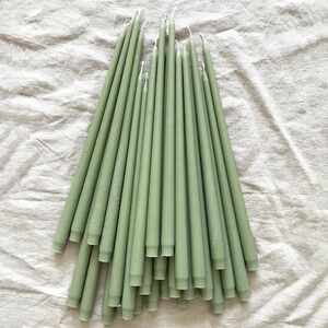 Высокая свеча 42 см Андреа оливковая (Candleslight, Россия). Артикул: вс-42-17