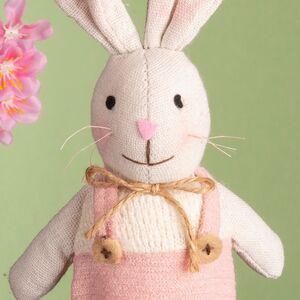 Подвесное украшение Кролик Джулиан в комбинезоне 22 см Koopman (Купман) фото 2