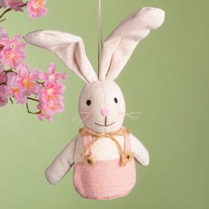 Подвесное украшение Кролик Джулиан в комбинезоне 22 см