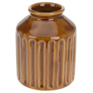 Фарфоровая ваза Vivaro 10 см медовая (Koopman, Нидерланды). Артикул: APF476100-1