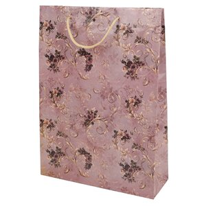 Подарочный пакет Райские Сады 34*25 см, розовый (Koopman, Нидерланды). Артикул: APF478050-2