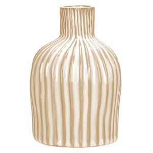 Керамическа ваза-подсвечник Ratio 15 см кремовая (Koopman, Нидерланды). Артикул: APF646680-2
