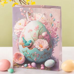 Подарочный пакет Пасхальный натюрморт 23*17 см (Koopman, Нидерланды). Артикул: APF806350-2