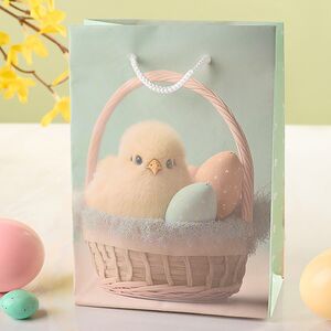 Подарочный пакет Пасхальный Цыпленок 16*11 см (Koopman, Нидерланды). Артикул: APF806390-3