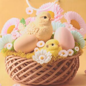 Подарочный пакет Пасхальные Цыплята 23*17 см Koopman (Купман) фото 2