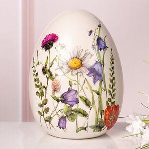 Декоративная фигурка Яйцо - Полевые Ромашки 18*14 см (Koopman, Нидерланды). Артикул: APF807340-2