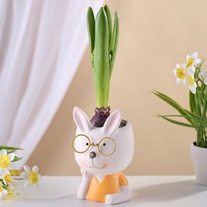 Декоративное кашпо Зайка Феня 12 см