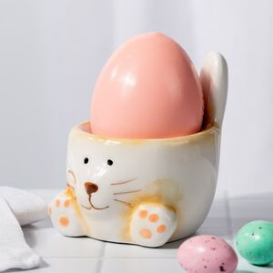 Подставка для пасхального яйца Кролик Питер 7*6 см оранжевая (Koopman, Нидерланды). Артикул: APF807480-1