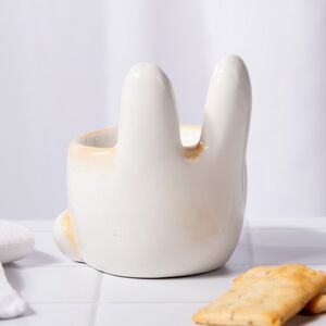 Подставка для пасхального яйца Кролик Питер 7*6 см оранжевая Koopman (Купман) фото 4