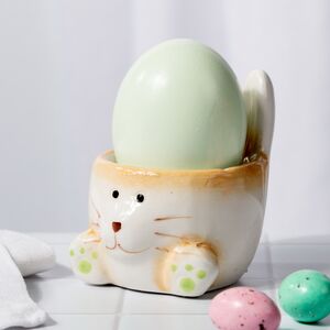 Подставка для пасхального яйца Кролик Питер 7*6 см зеленая Koopman (Купман) фото 2