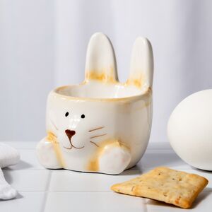 Подставка для пасхального яйца Кролик Питер 7*6 см розовая (Koopman, Нидерланды). Артикул: APF807480-3